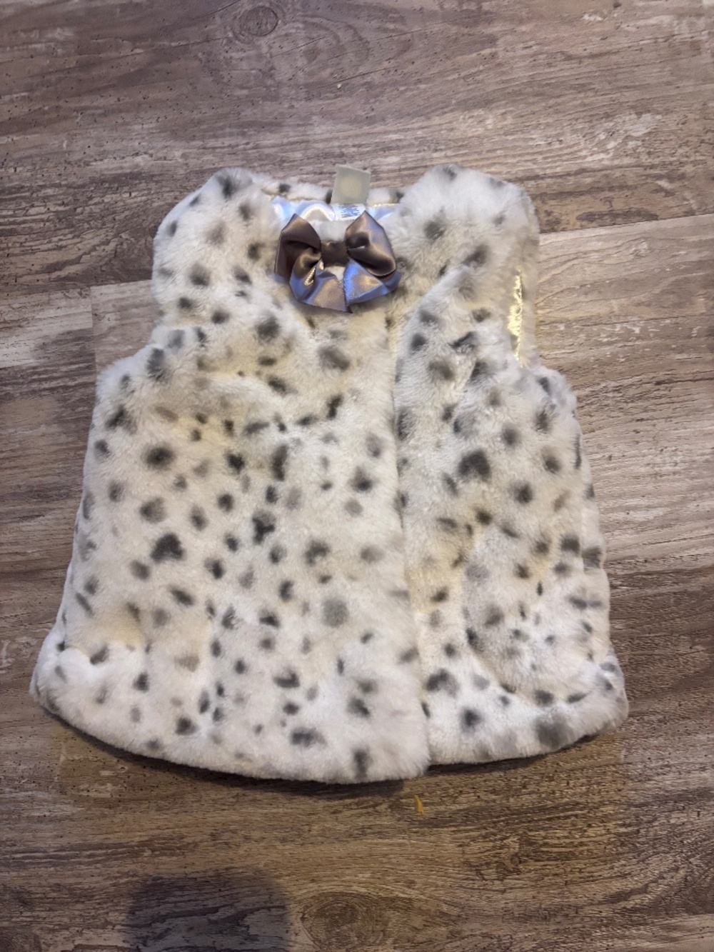 LITTLE ME LEOPARD VEST SIZE 24 MONTHS